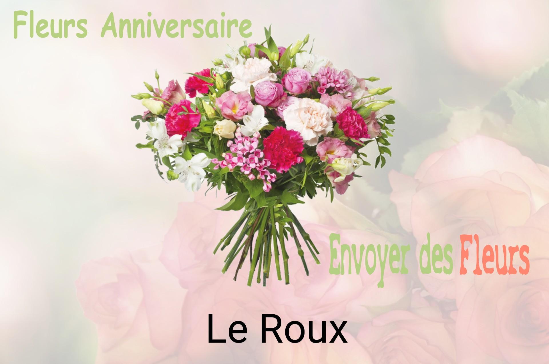 Bouquet de fleurs d’anniversaire livré à Le Roux