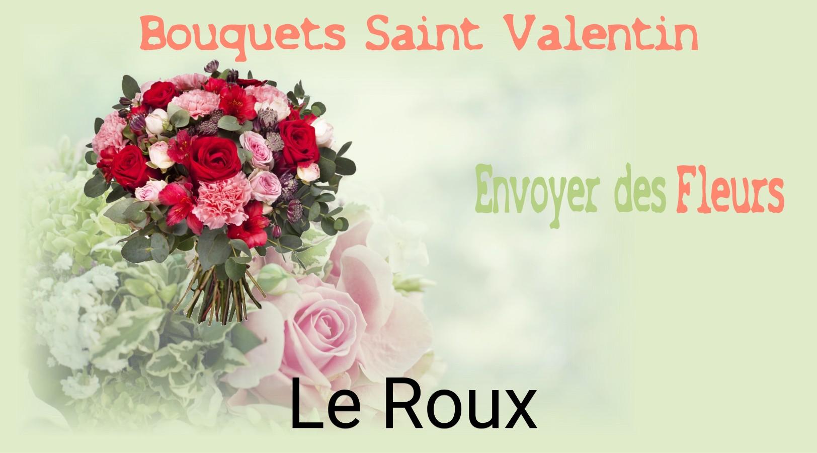 Roses de Saint-Valentin livrées à Le Roux